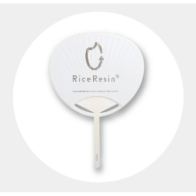 お米の骨うちわ